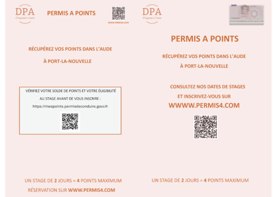Stages de récupération de points 2025/2026