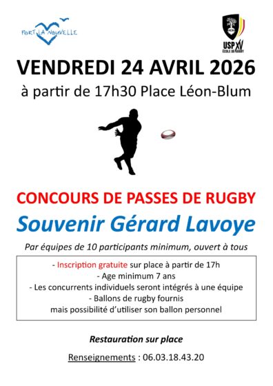 Concours de passes de rugby