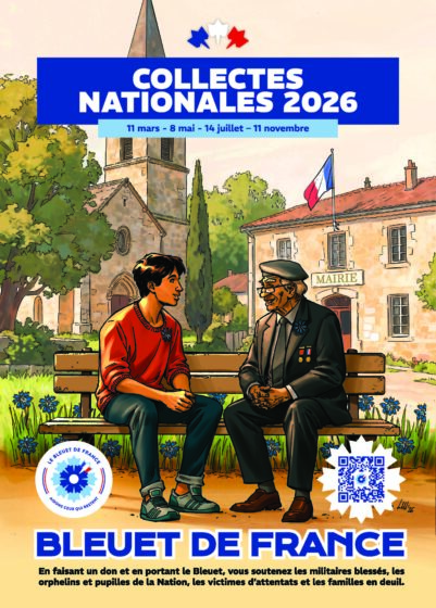 Collectes nationales 2026 : soutenez le Bleuet de France