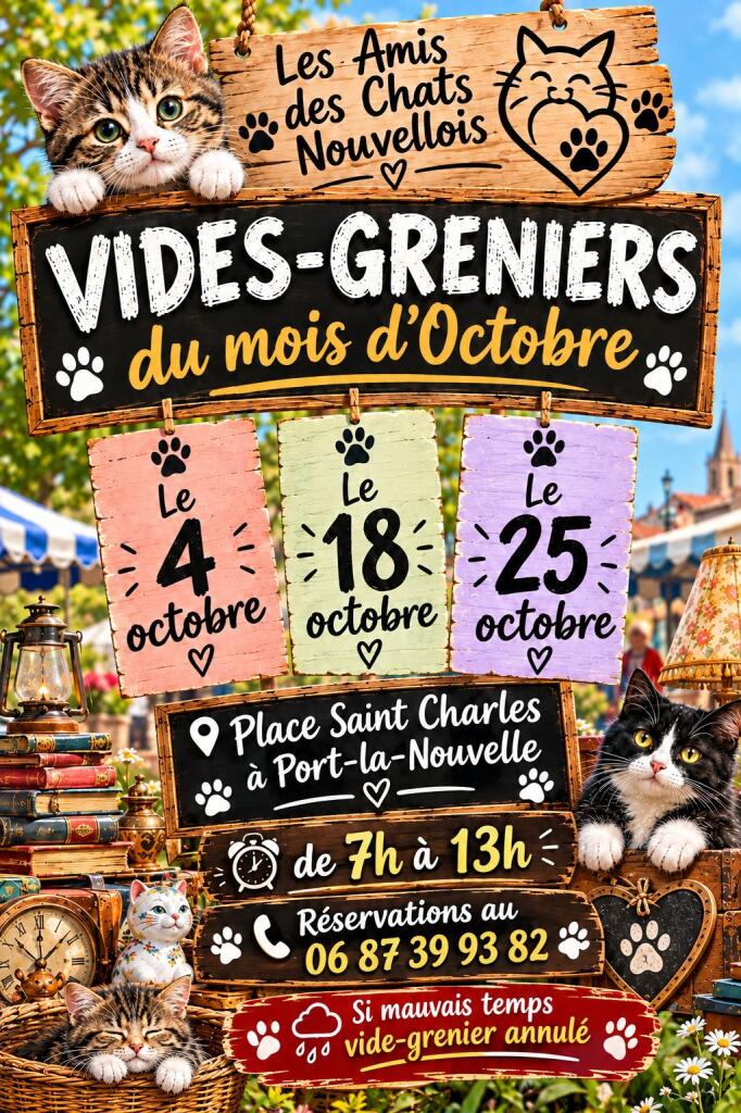 04.10 - vide greniers des amis des chats